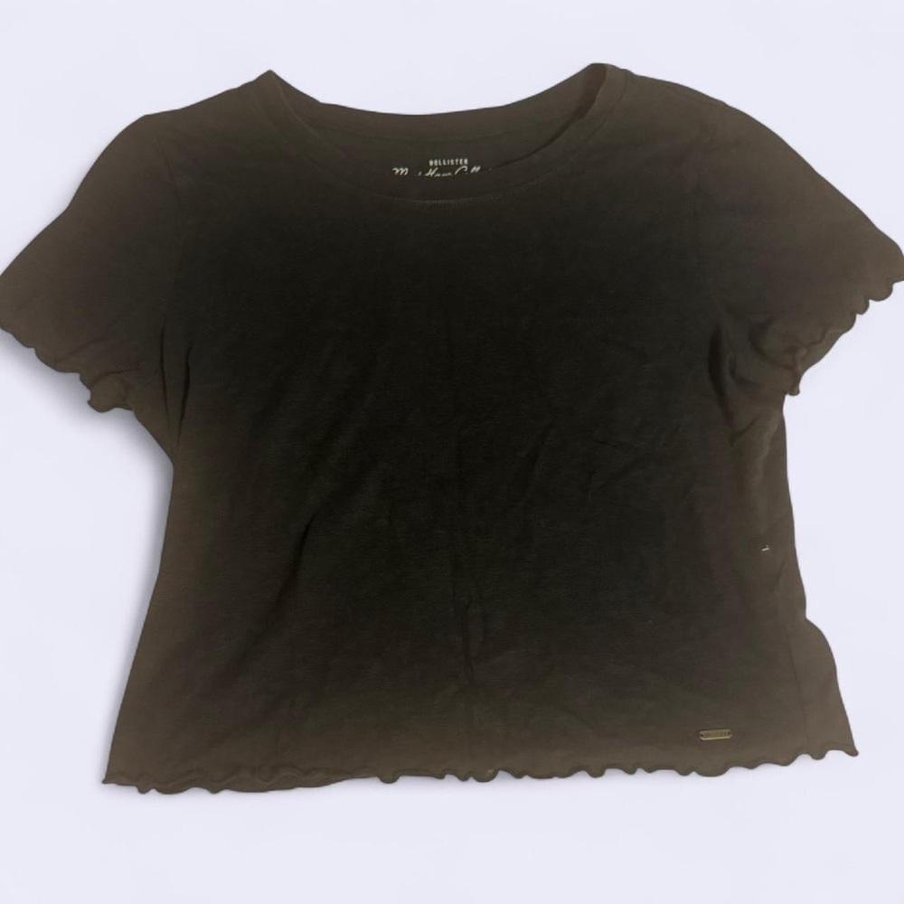 Grey Hollister crop top size S